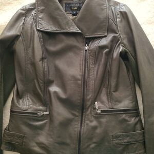 Leather jacket sz M